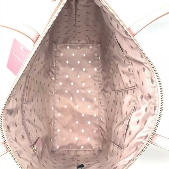 KATE SPADE ROSE GOLD JOELEY LARGE TOTE 4PC SET - Picture 7 of 8